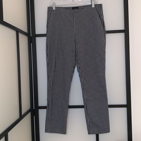 Massimo Fabbro Italy Checkered High Rise Women’s Pants Size 10 - Picture 1 of 10